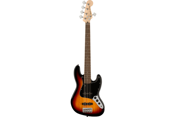 Squier Affinity Jazz Bass V LRL 3-Color Sunburst Starter Set image 2