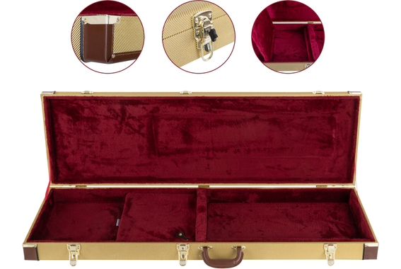 Shaman EBHCRT-2122TW Hardcase E-Bass Tweed image 2