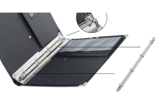 Classic Cantabile Ringelement voor Muziekmap 3x Set image 2