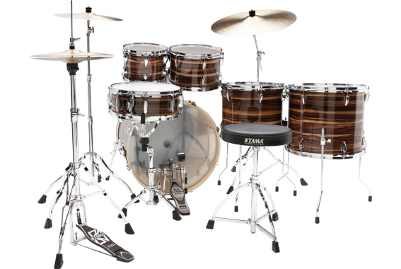 Tama IP62H6W-CTW Imperialstar Drumkit Coffee Teak Wrap image 2
