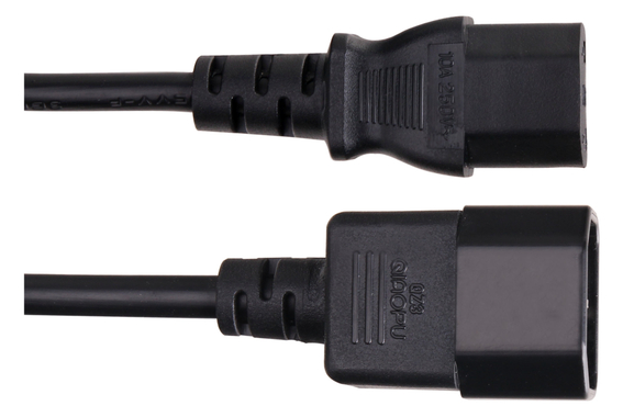 Pronomic IECIEC-2,5 Koudapparaat Verlengsnoer Netsnoer 2,5m 5x Set image 2