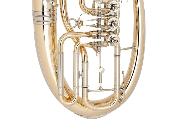 Miraphone Bb-Tenorhorn 47WL Loimayr Laiton Doré avec Trigger de Coulisse image 2
