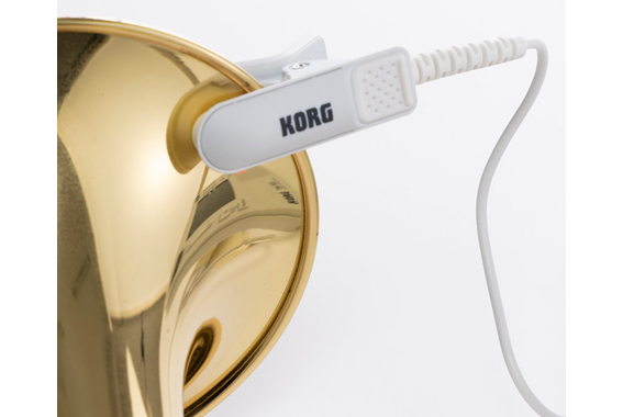 Korg CM400 Microfono a Contatto Bianco image 2