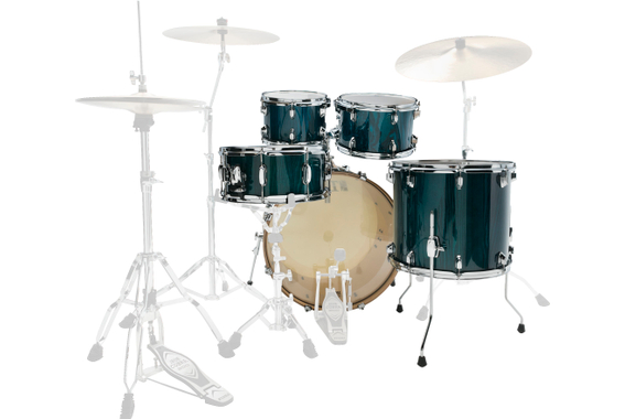 Tama CL52KRS-PGHP Superstar Classic Drumkit Gloss Sapphire Lacebark Pine image 2