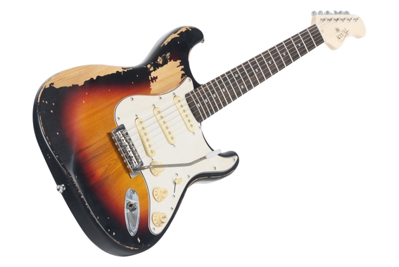 Rocktile Vintage Guitare Électrique Sunburst Set Pour Frimer image 2