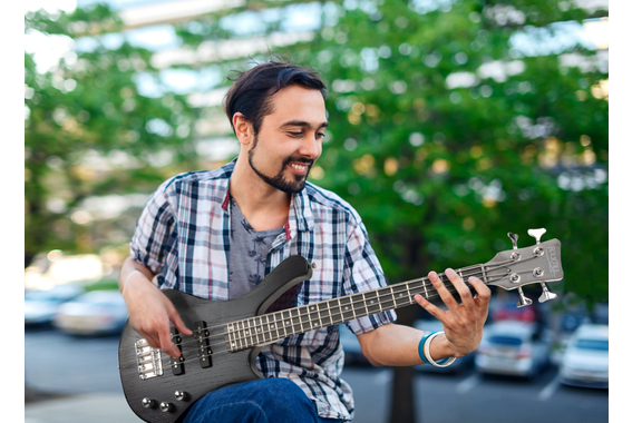 Rocktile TB-4 MBK Traveler E-Bass Matte Black  - Retoure (Zustand: sehr gut) image 2