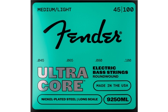 Fender Ultra Core 9250ML Nickel Plated Bass Saiten 045-100 image 2