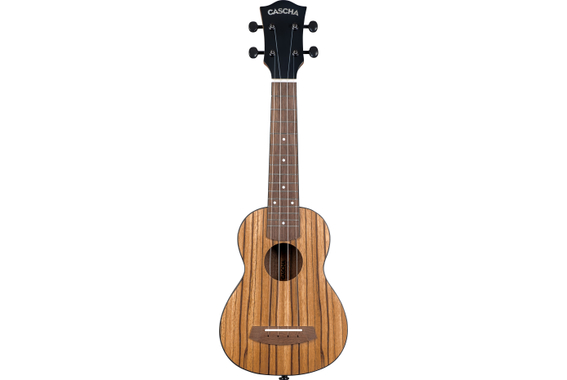 Cascha Sopran Ukulele Zebra Wood  - Retoure (Zustand: sehr gut) image 2