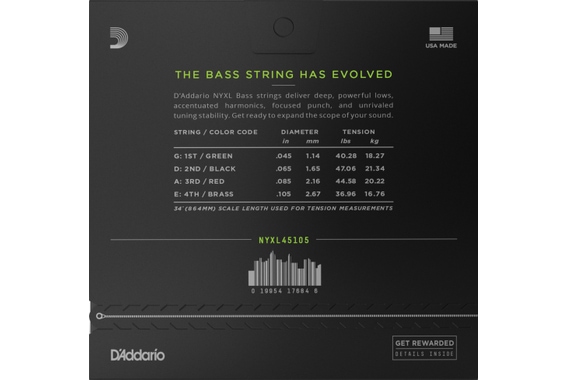 D'Addario NYXL45105 image 2