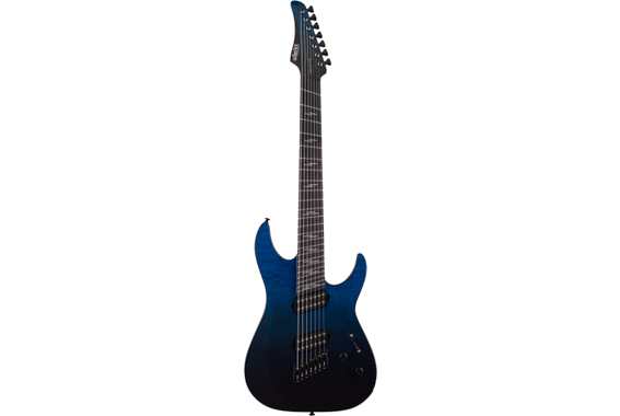 Schecter Reaper 7 Multiscale Elite Deep Ocean Blue  - Retoure (Zustand: gut) image 2
