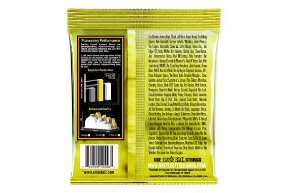 Ernie Ball 2556 Everlast Medium Light Coated 80/20 Bronze image 2