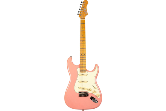 Jet Guitars JS-300 Chitarra Elettrica Burgundy Pink image 2