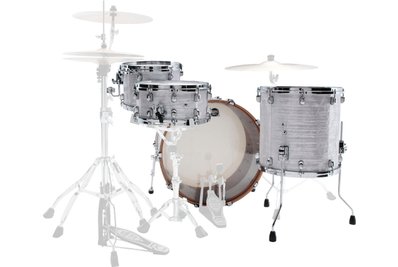 Tama WBR34CZS-WP Starclassic Walnut/Birch Duracover Wrap White Pearl + Snare Drum image 2