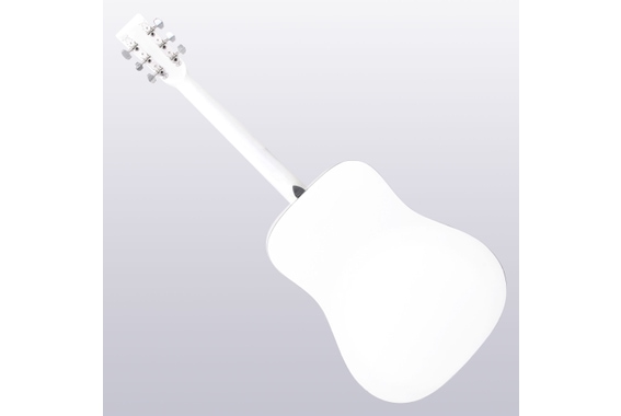 Classic Cantabile WS-10WH Guitare Western blanche image 2