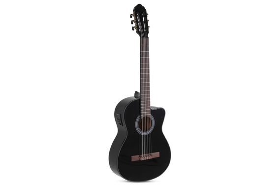 GEWA Student Elektro 4/4 Konzertgitarre Schwarz  - Retoure (Zustand: gut) image 2