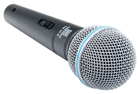 Pronomic DM-58-B Vocal Mikrofon mit Schalter 5er SET inkl. 5x 5m XLR Kabel image 2