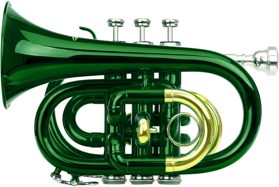 Classic Cantabile Brass TT-400 Bb-Taschentrompete grün  - Retoure (Zustand: sehr gut) image 2