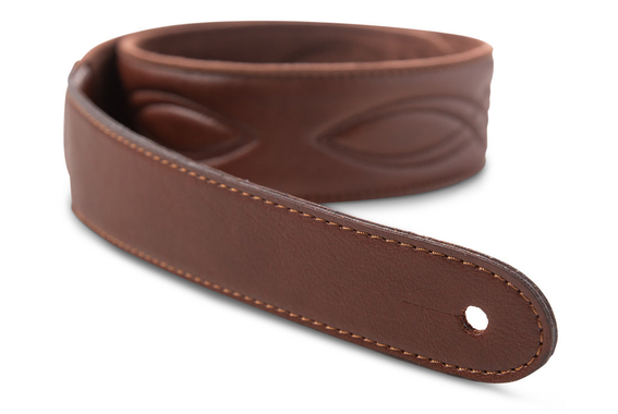 Taylor 2" Vegan Leren Gitaarband Medium Brown image 2