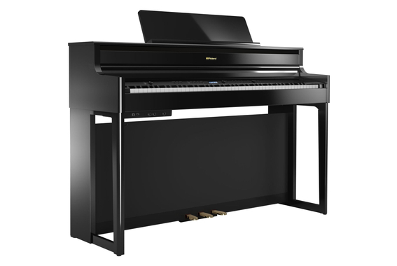 Roland HP704-PE Digitalpiano Set Zwart Hoogglans Set image 2