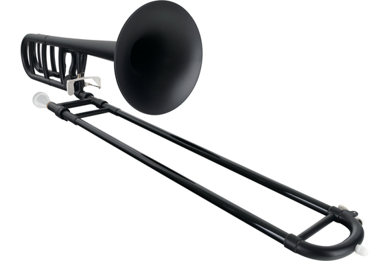 Classic Cantabile MardiBrass Kunststoff Bb/F-Quartposaune matt-schwarz  - Retoure (Zustand: sehr gut) image 2