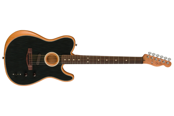 Fender Acoustasonic Player Telecaster Brushed Black image 2