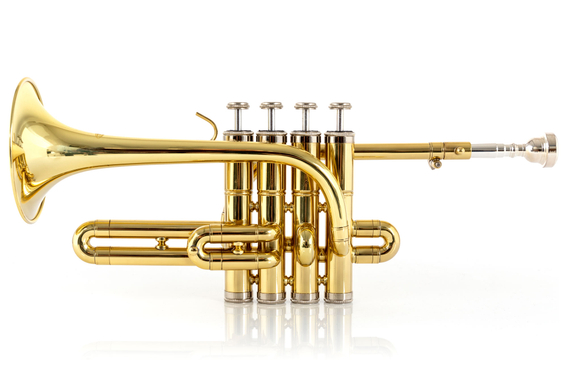 Classic Cantabile Brass PT-196 Bb-Piccolotrompet Set image 2