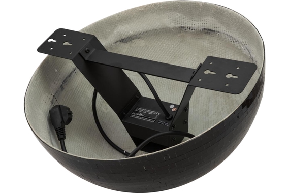 Eurolite Spiegel-Halfronde Discobal 50 cm Zwart Gemotoriseerd image 2