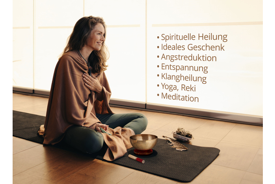 XDrum Therapeutic Klangschale Ton C / 1400 g Kissen Set image 2