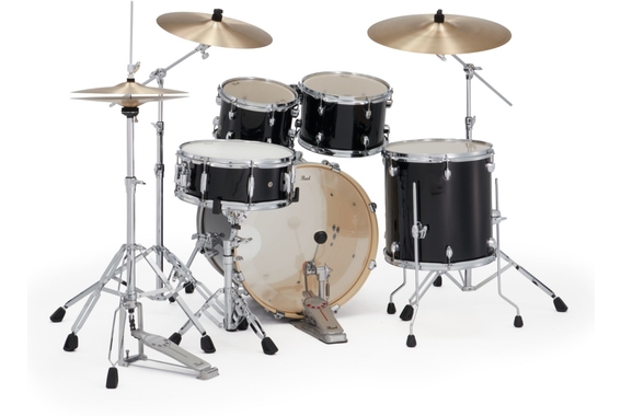 Pearl Export EXX705NBR/C31 Drumkit Jet Black Set Met Tassen image 2