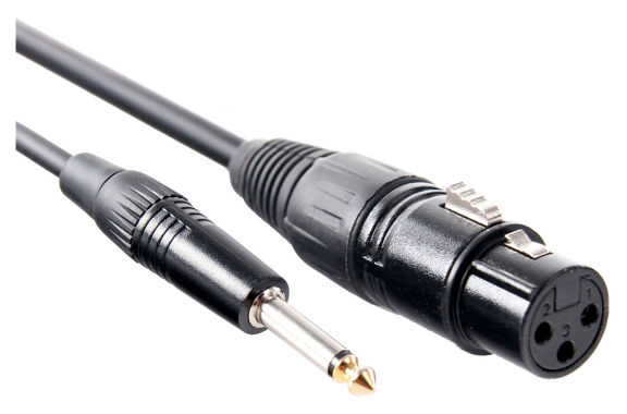 Pronomic Stage XFJ-2.5 Cavo Microfono XLR/Jack 2,5 m Nero image 2