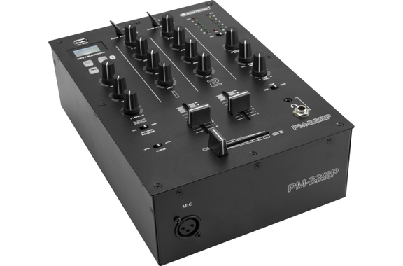Omnitronic PM-222P 2-Kanaals DJ-Mixer met Player Set image 2