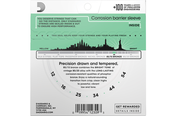 D'Addario EZ920 Medium Light image 2