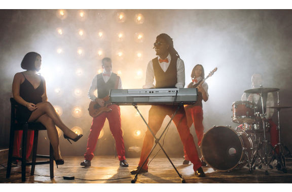 Classic Cantabile Soporte para Teclado en X Ajustable en Altura Negro image 2