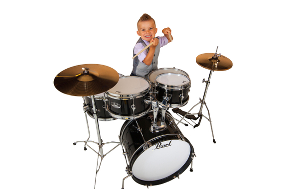 Pearl RSJ465C/C31 Roadshow JR Drumkit Jet Black image 2