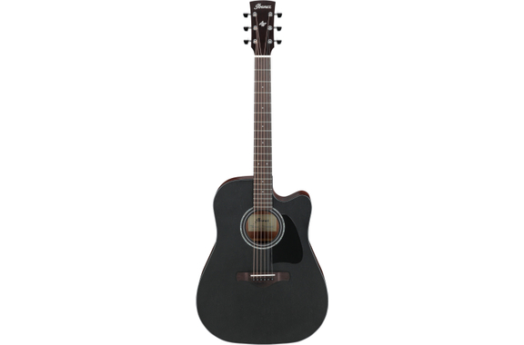 Ibanez AW247CE-WKH Chitarra Western Weathered Black image 2