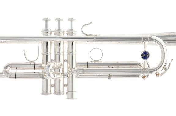 B&S Personality PMH Martin Hutter Bb Trumpet Silver-Plated image 2