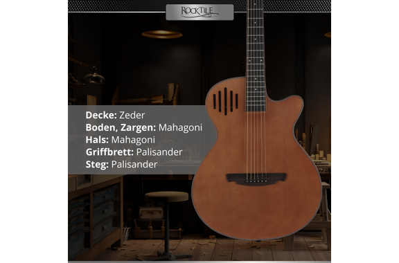 Rocktile OV2C-BN Westerngitarre image 2