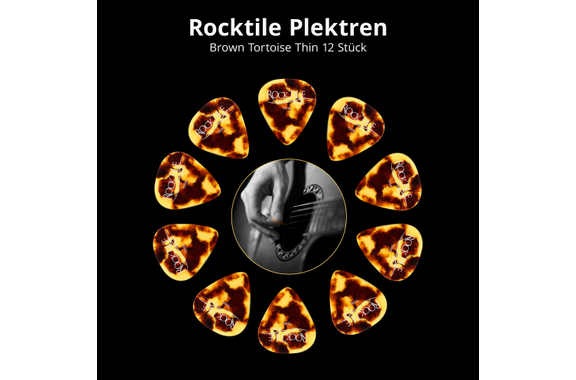 Rocktile Picks Brown Tortoise Thin 36-Pack image 2