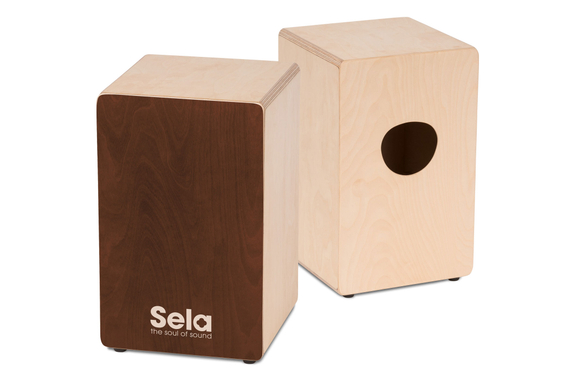 Sela SE 162 Primera Cajon Brown Set incl. Cajon School image 2