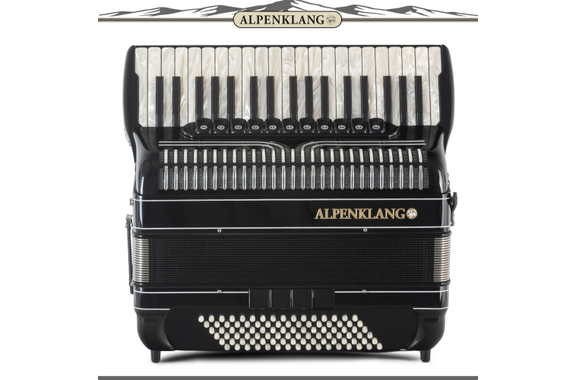 Alpenklang Pro Accordéon IV 96 CP Piccolo Elite Noir image 2