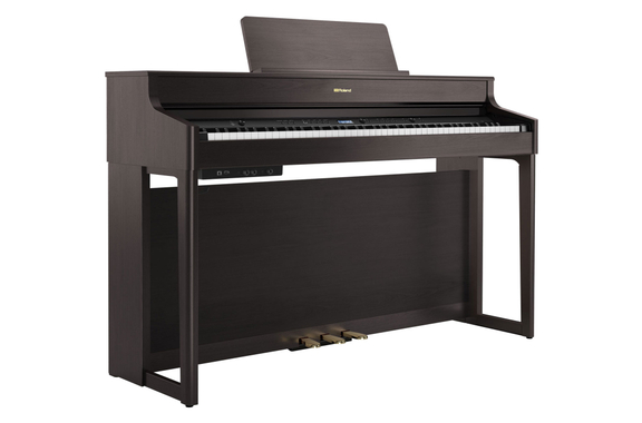 Roland HP702-DR Digitalpiano dunkles Rosenholz Set image 2