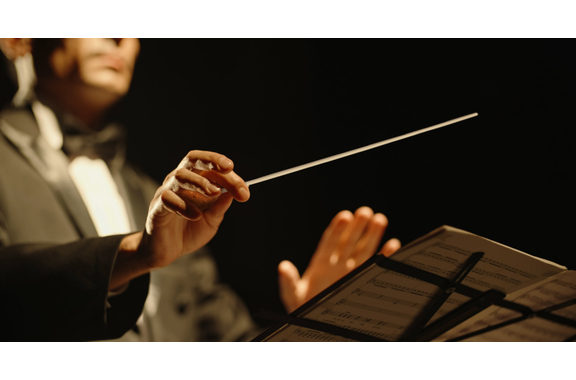 Classic Cantabile B-2 Baton white, round cork handle image 2