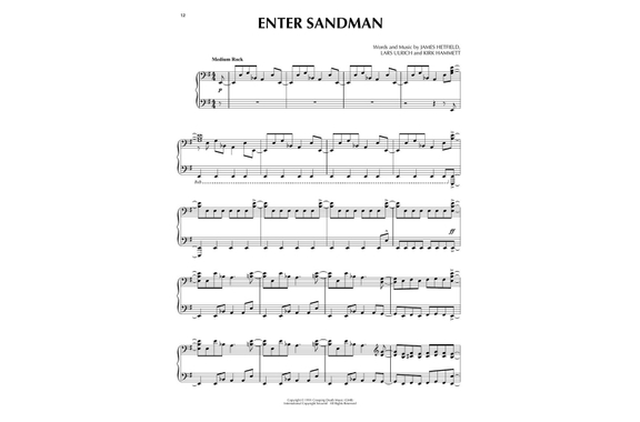 Metallica for Piano Solo image 2