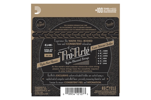 D'Addario EJ46 Pro-Arté Nylon image 2