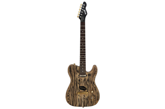 Slick SL50 BA Electric Guitar Black Ash image 2
