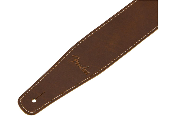 Fender Broken-in Leather Strap 2,5\" Tan image 2