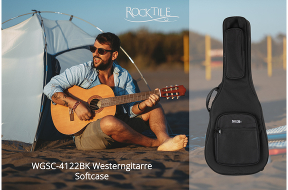 Rocktile WGSC-4122BK Softcase per chitarra western image 2