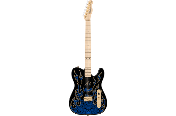 Fender James Burton Telecaster Blue Paisley Flames image 2