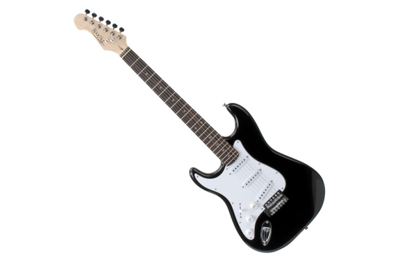 Rocktile Pro ST3-BK/RW-L Chitarra Elettrica Lefty Black Set image 2