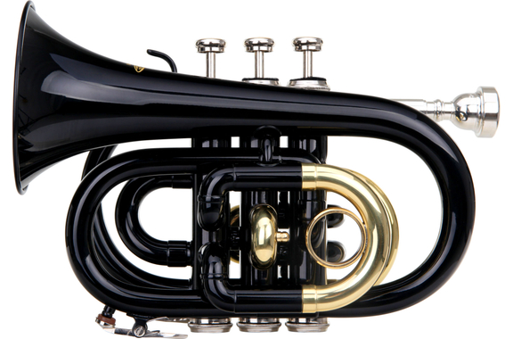 Classic Cantabile Brass TT-400 Bb-Taschentrompete schwarz  - Retoure (Zustand: akzeptabel) image 2
